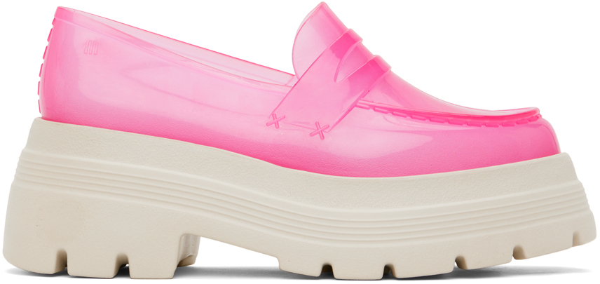 Shop Undercover Pink Melissa Edition Royal High Loafers In Ax572