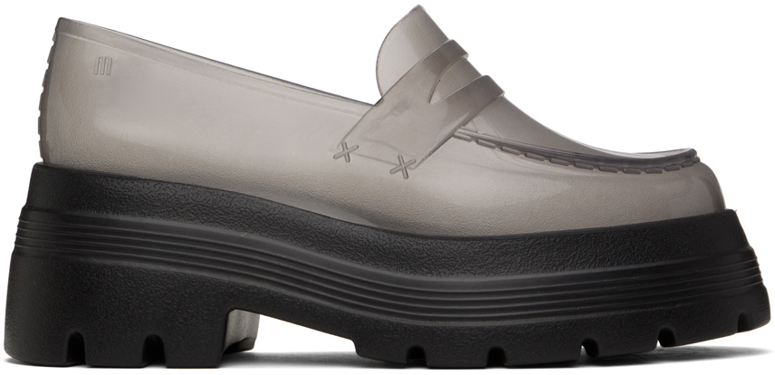 Gray Melissa Edition Royal High Loafers by UNDERCOVER on Sale