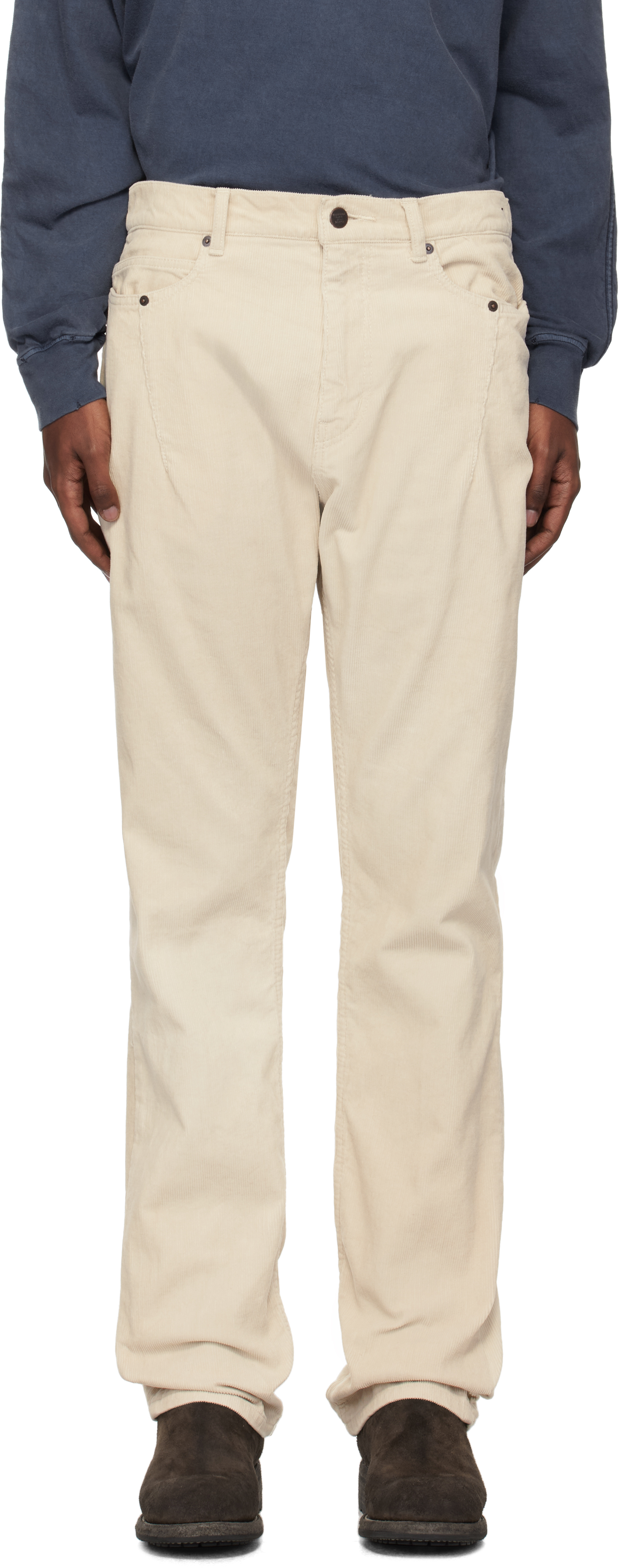 Off-White Corduroy Trousers