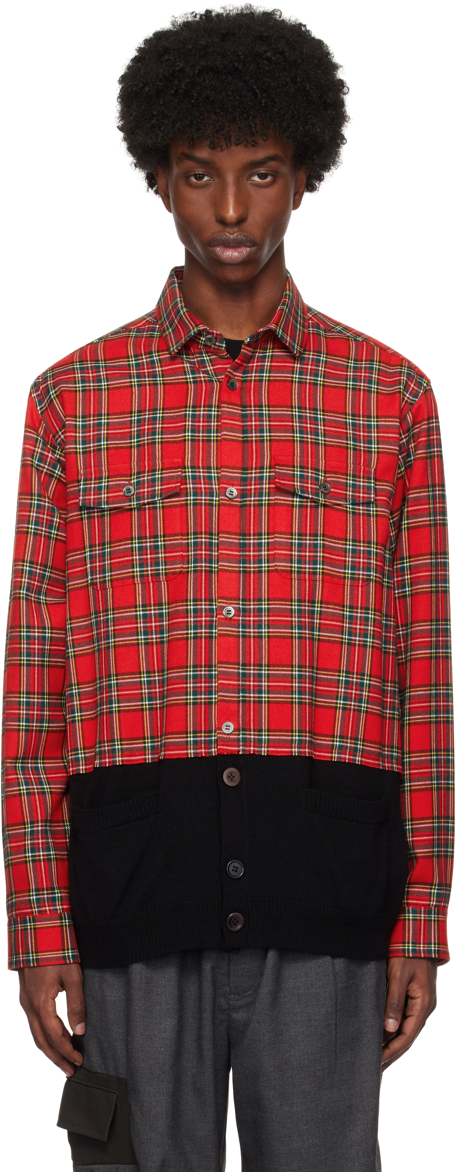 Undercover Red Up2d4404 Shirt In Red Ck