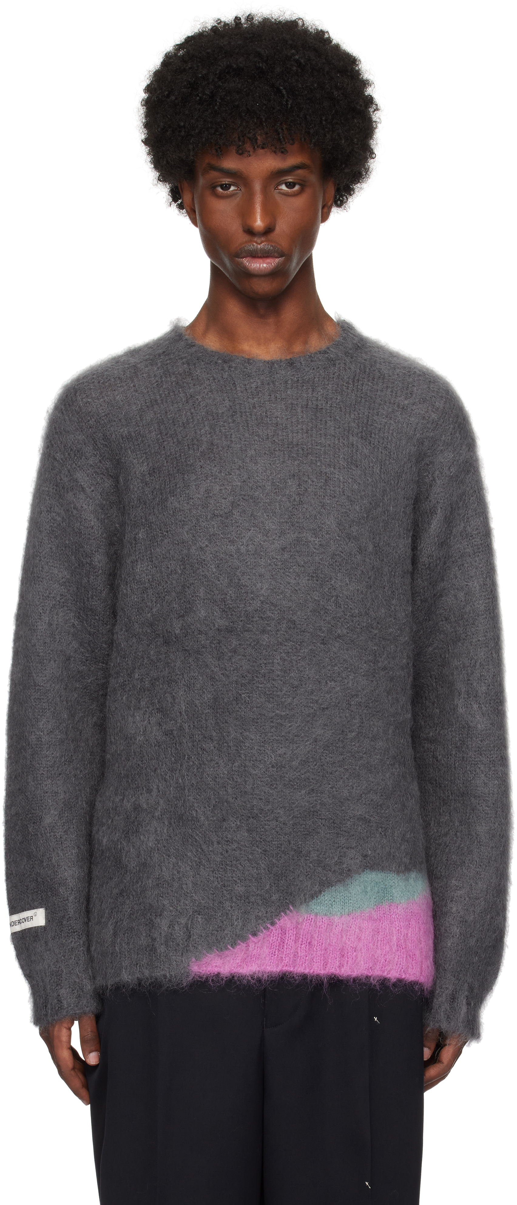 【美品】UNDERCOVER セーター ダークグレー サイズ2 UNDERCOVER アンダーカバー 24AW Twin Peaks ツインピークス