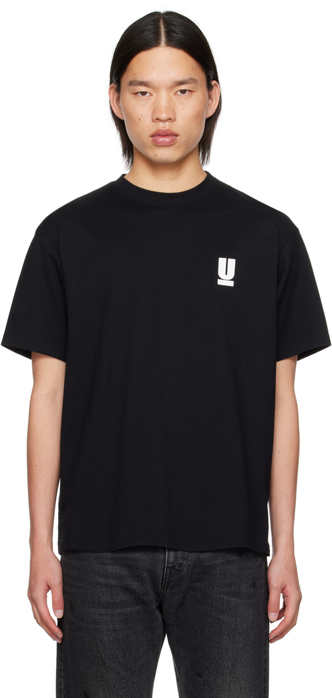 Shop Undercover Black Printed T-shirt