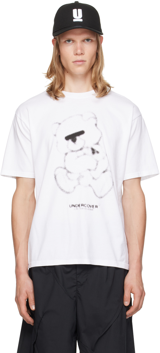 White Printed Graphic T-Shirt