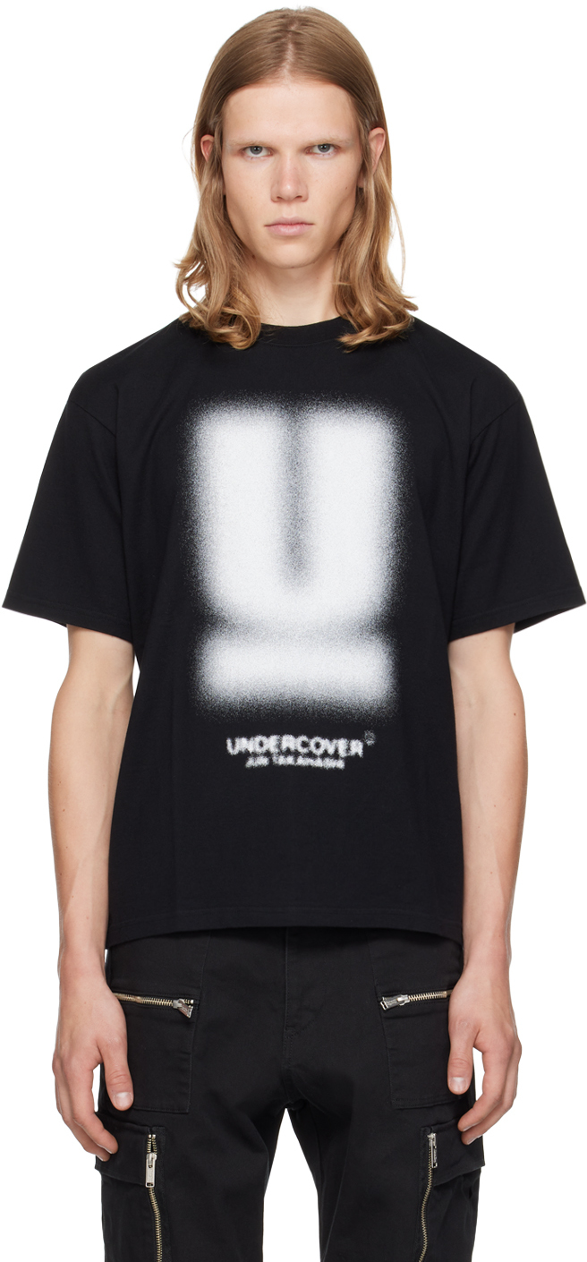 Black Printed Graphic T-Shirt