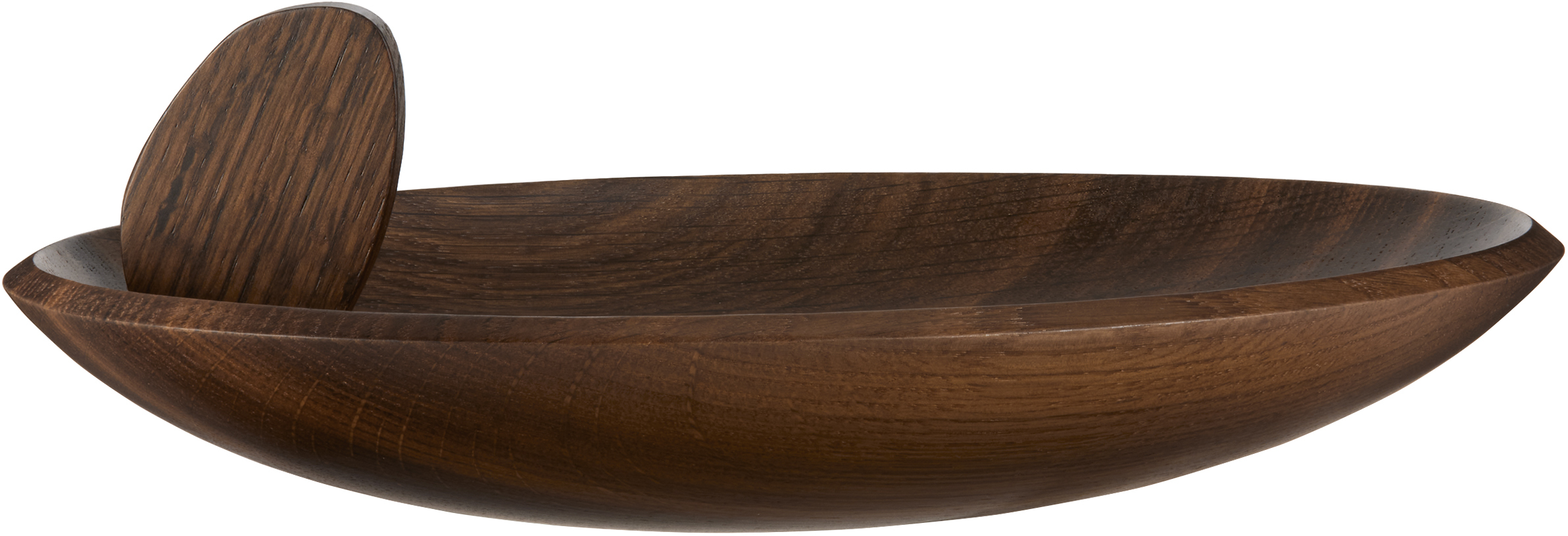 L'objet Oak Kelly Behun Edition Leaf Oval Bowl In Brown