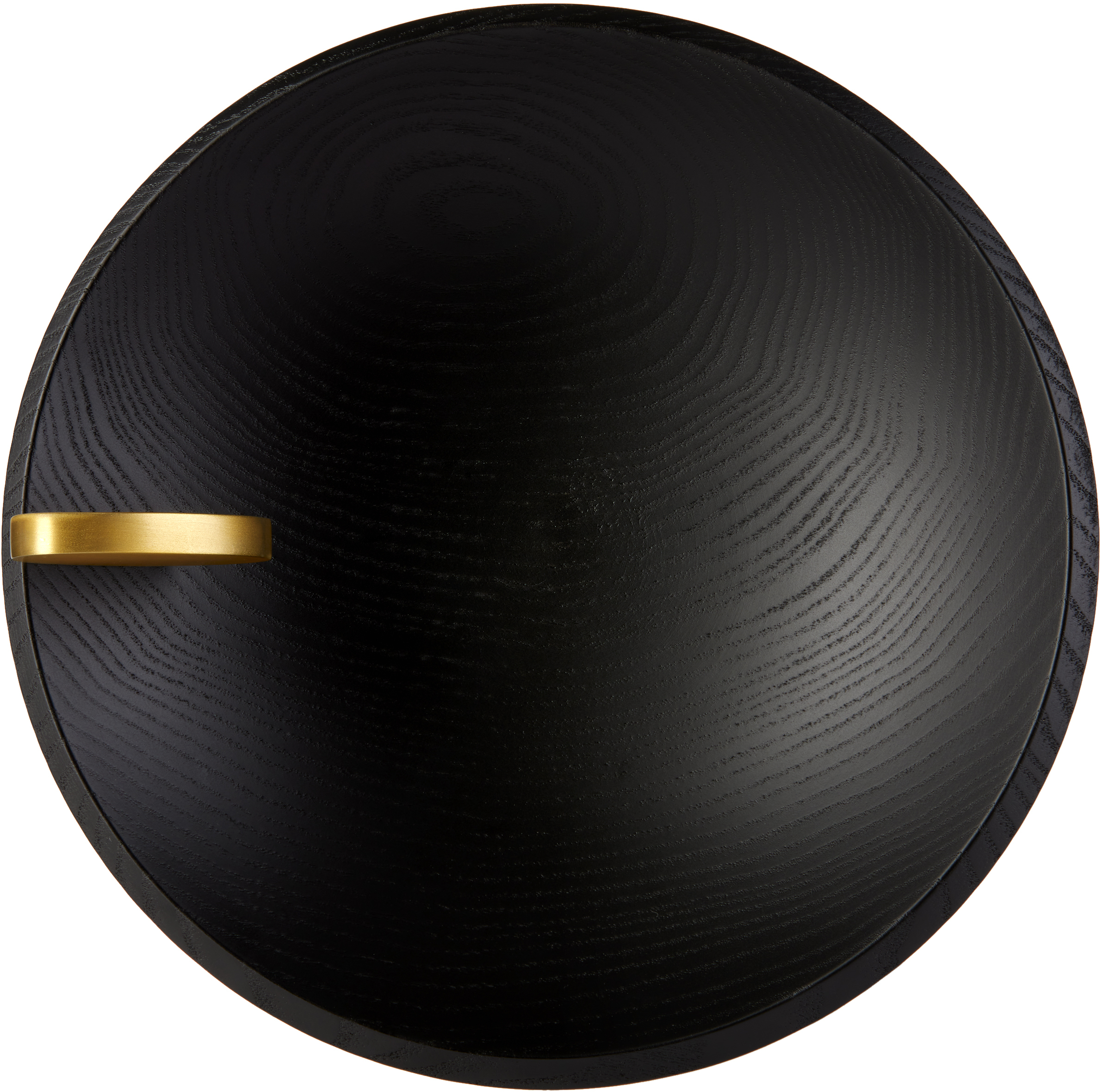 L'objet Black & Gold Kelly Behun Edition Leaf Oval Bowl In Black, Gold