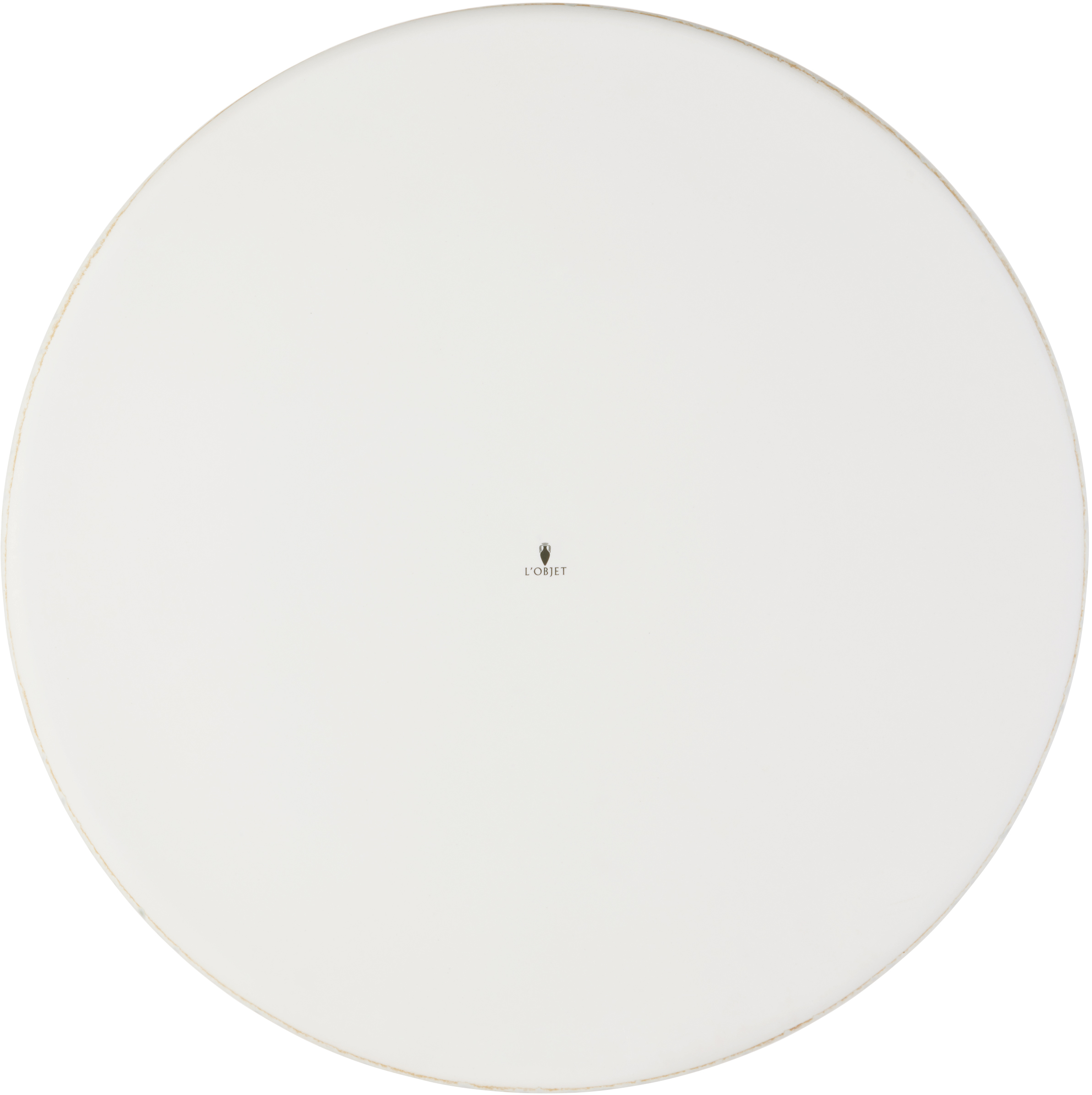 L'objet Blue Large Terra Round Platter In Seafoam