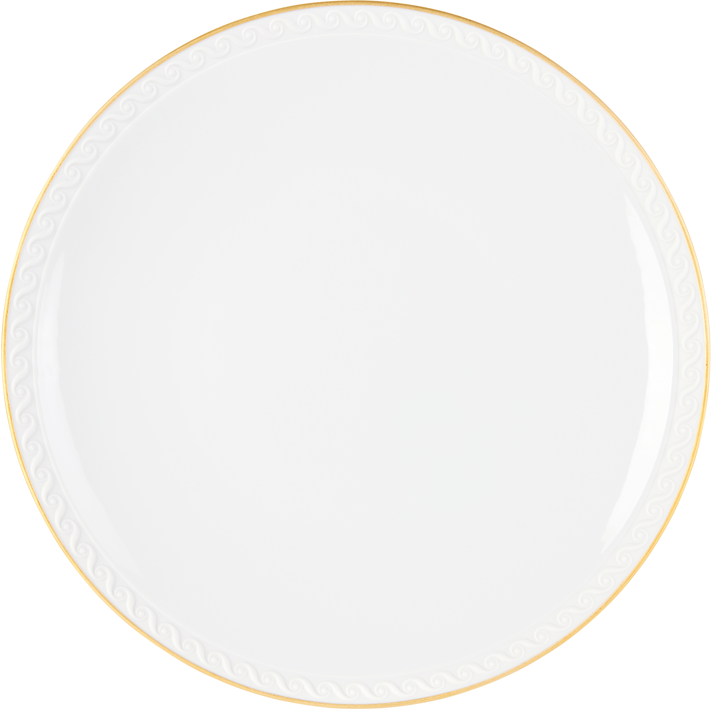 L'objet White Neptune Dinner Plate