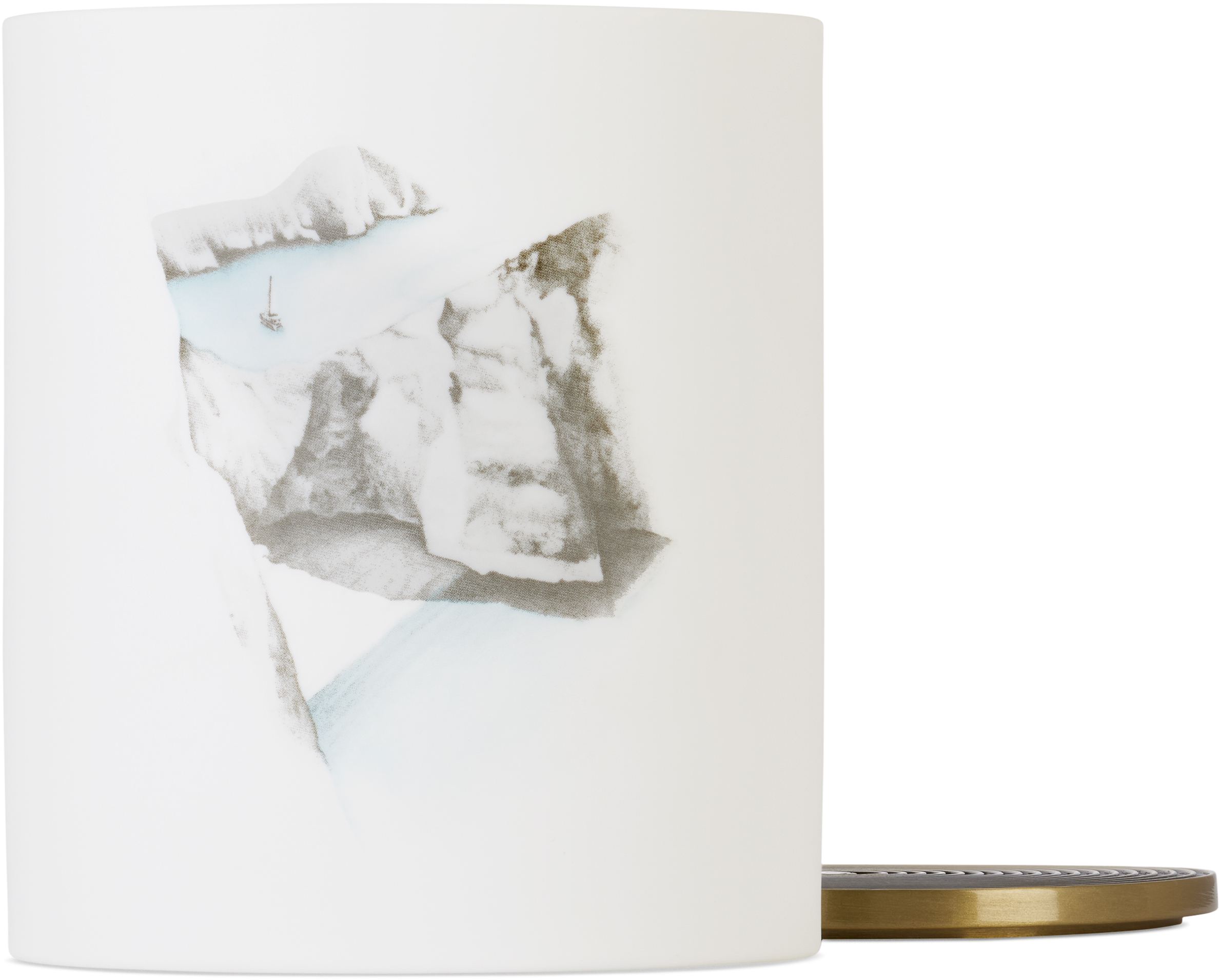L'objet Eau D'égée No.3 Candle, 1000 G In White, Gold