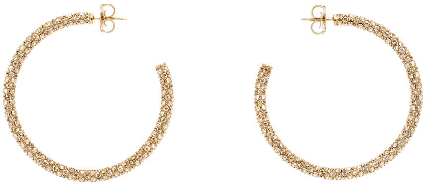 Gold Cameron Hoop Large Earrings