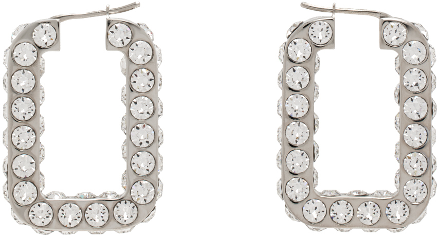 Silver Charlotte Hoop Earrings