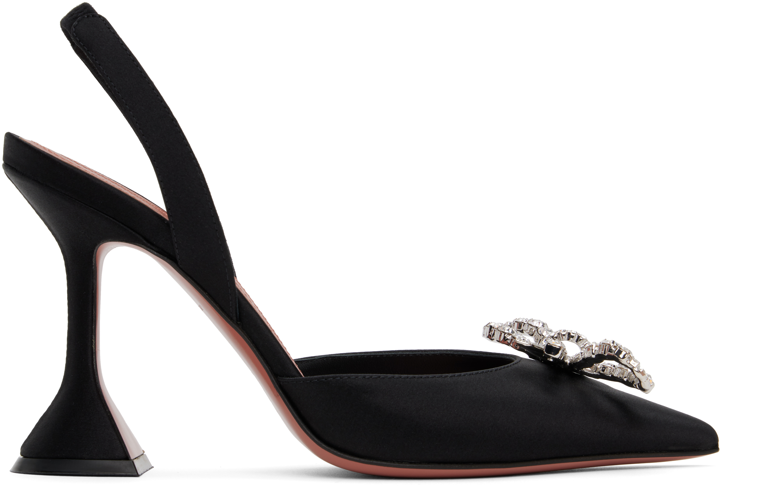 Black Rosie Sling Heels