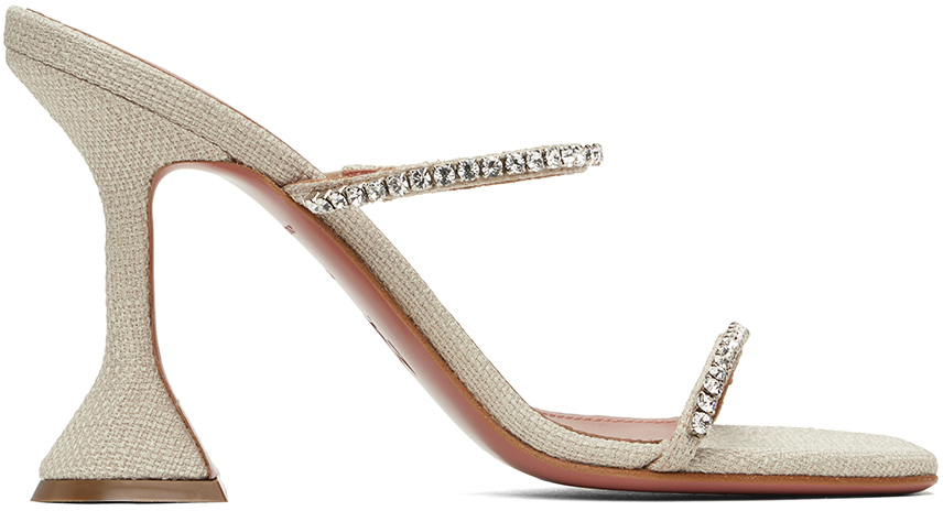 Beige Gilda Heeled Sandals