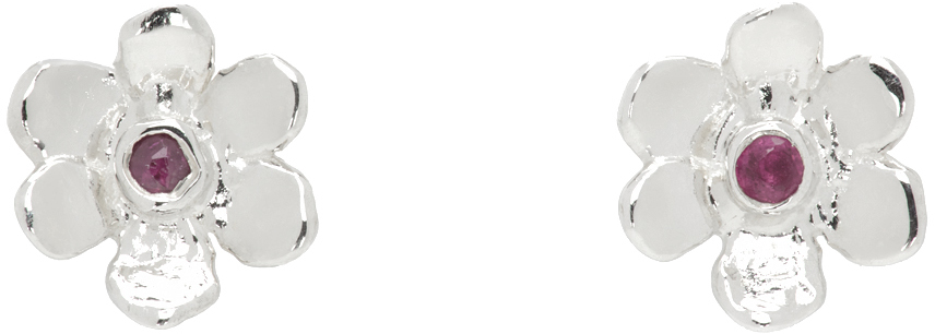 【関税込み】Mondo Mondo シルバー ミニ Daisy スタッドピアス 233_EARRING_MINI_DAISY_STUDS_S