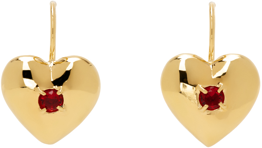 mondo mondo gold lover earrings