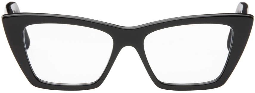 Shop Saint Laurent Black Sl 276 Mica Glasses In 001 Black