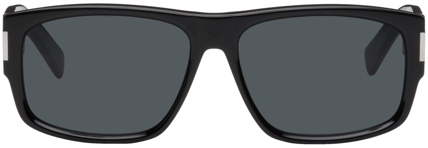 Saint Laurent Black Sl 689 Sunglasses In 001 Black
