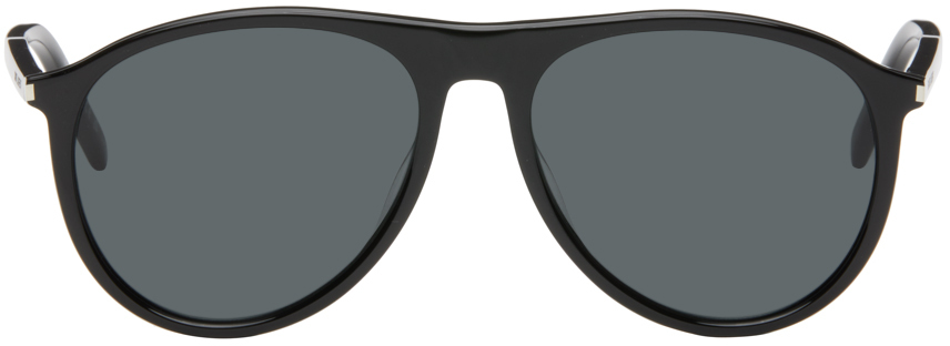【関税込み】Saint Laurent ブラック SL 667 サングラス Saint Laurent™ SL 667 Aviator Sunglasses | EyeOns.com