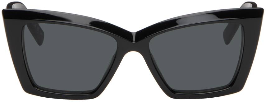 Saint Laurent Black Sl 657 New Wave Sunglasses In 001 Black