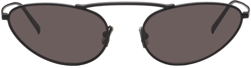 Shop Saint Laurent Black Sl 538 Sunglasses In 001 Black