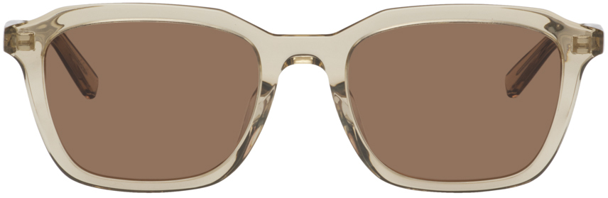 Yellow SL 457 Sunglasses by Saint Laurent on Sale