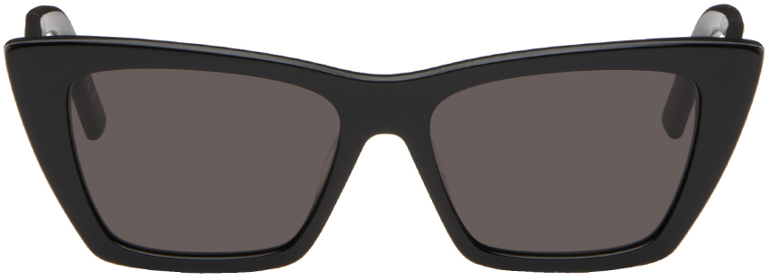 Saint Laurent Black Sl 276 Mica Sunglasses In 001 Black