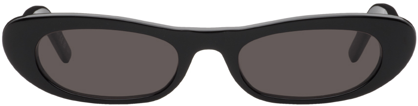 Saint Laurent Black Sl 557 Shade Sunglasses In Black-black-black
