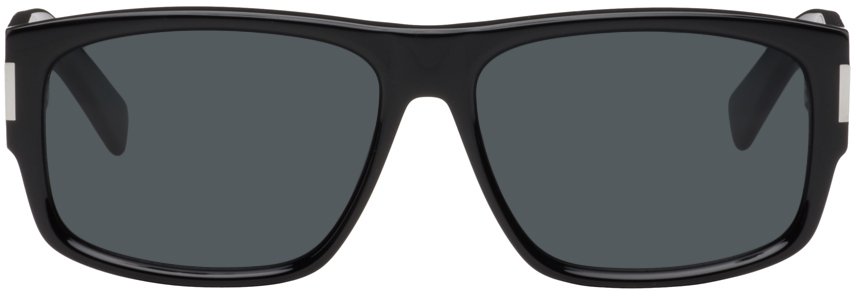 Saint Laurent: Black SL 689 Sunglasses | SSENSE