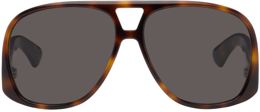 Saint Laurent Tortoiseshell Sl 652 Solace Sunglasses In Multi