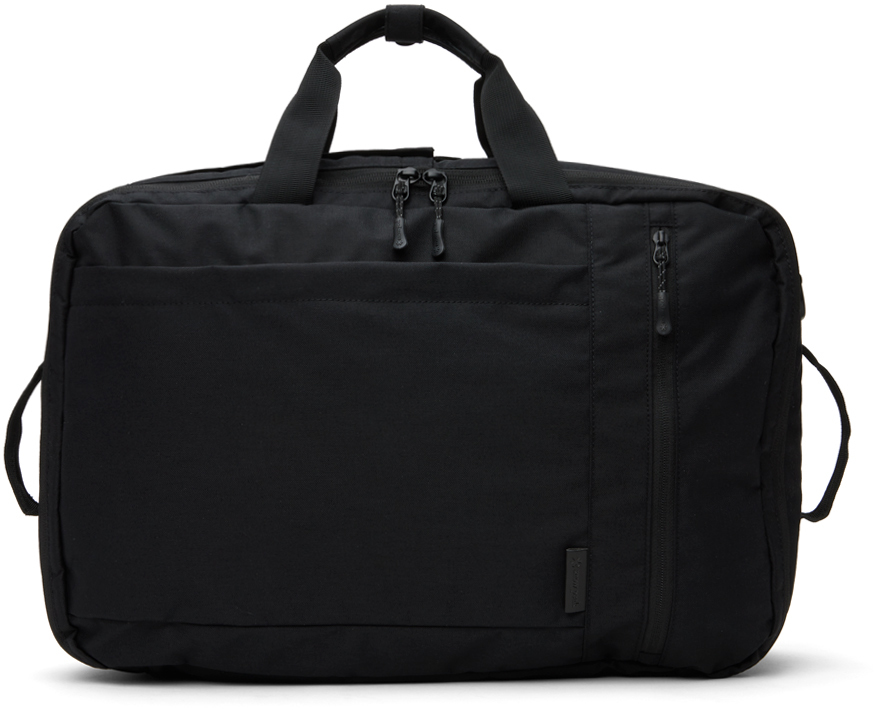 Snow Peak: Black 3Way Business Backpack | SSENSE