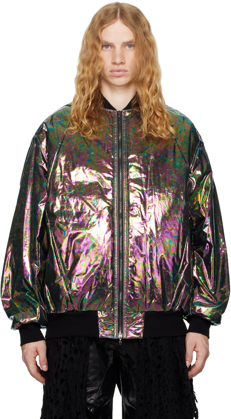 Multicolor Airwing Bomber Jacket