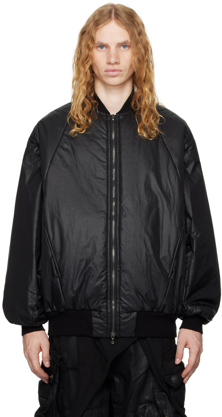 Black Airwing Bomber Jacket