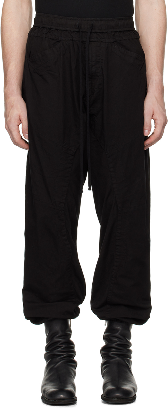 JULIUSのブラック ジョガー トラックパンツがセール中