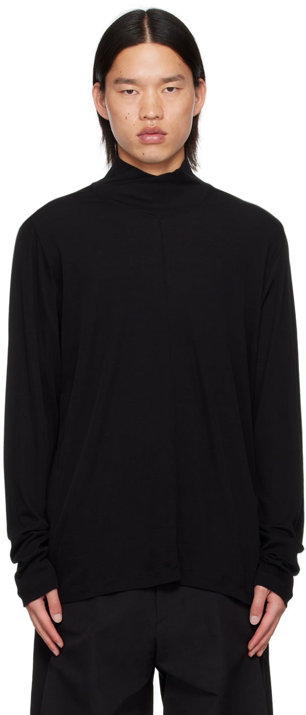 Shop Julius Black Layered Turtleneck