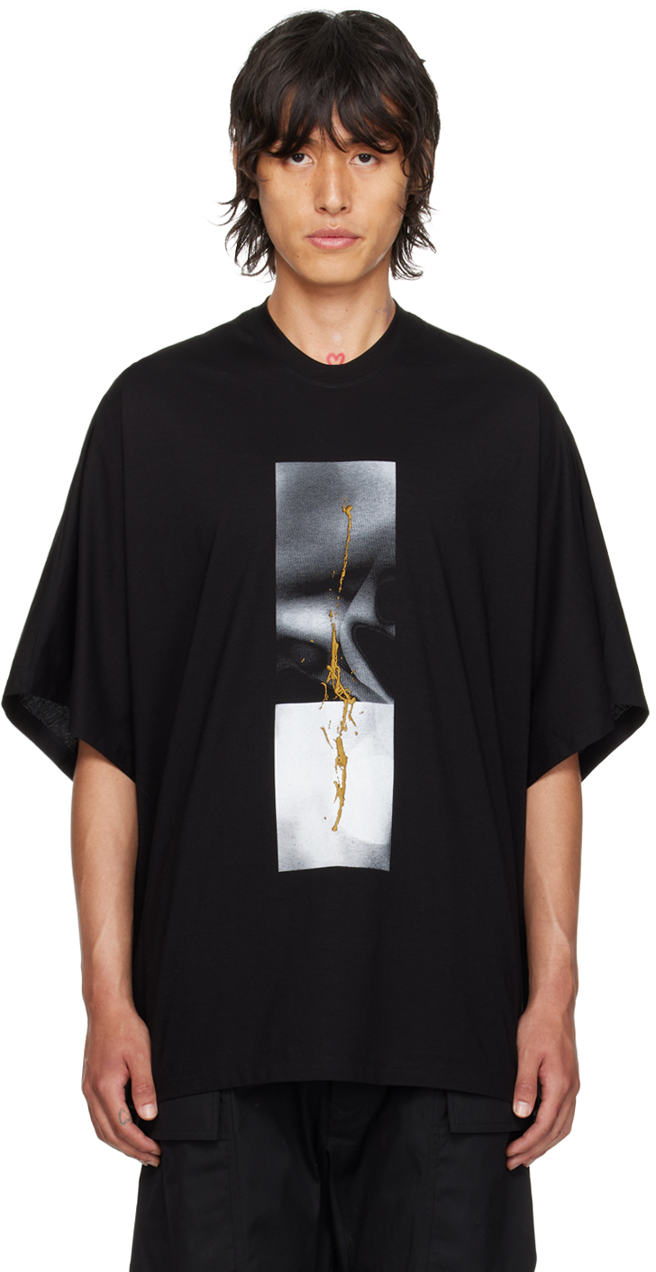 Shop Julius Black Disarray T-shirt