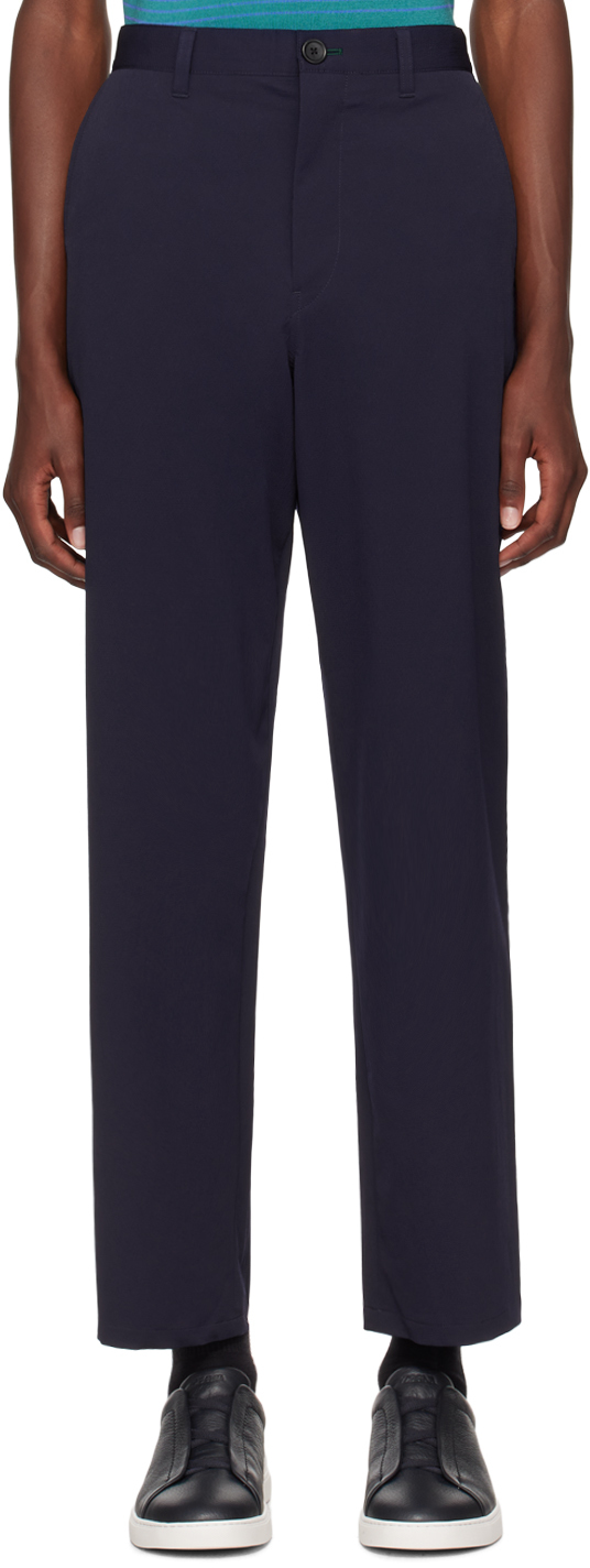 Navy Loose-Fit Trousers