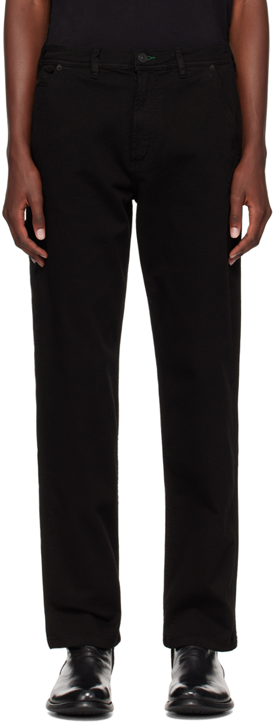 Black Five-Pocket Trousers