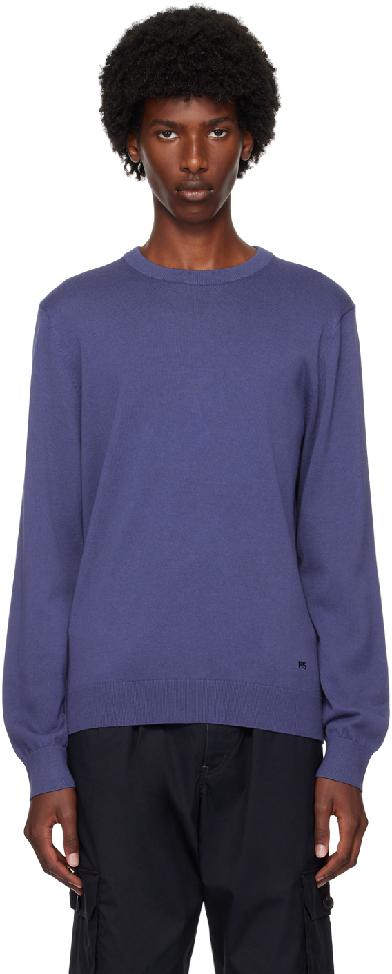 Blue Organic Cotton Sweater