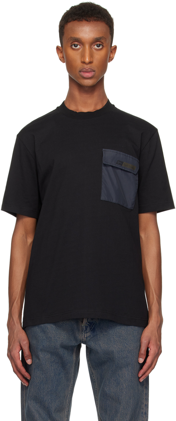 Black PS Tilt Logo Pocket T-shirt