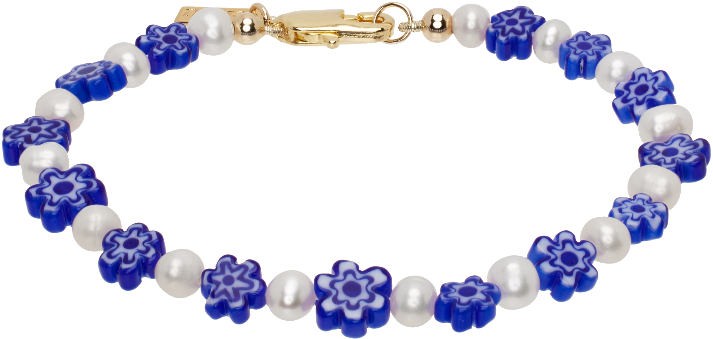 éliou White 
Blue Amelia Bracelet