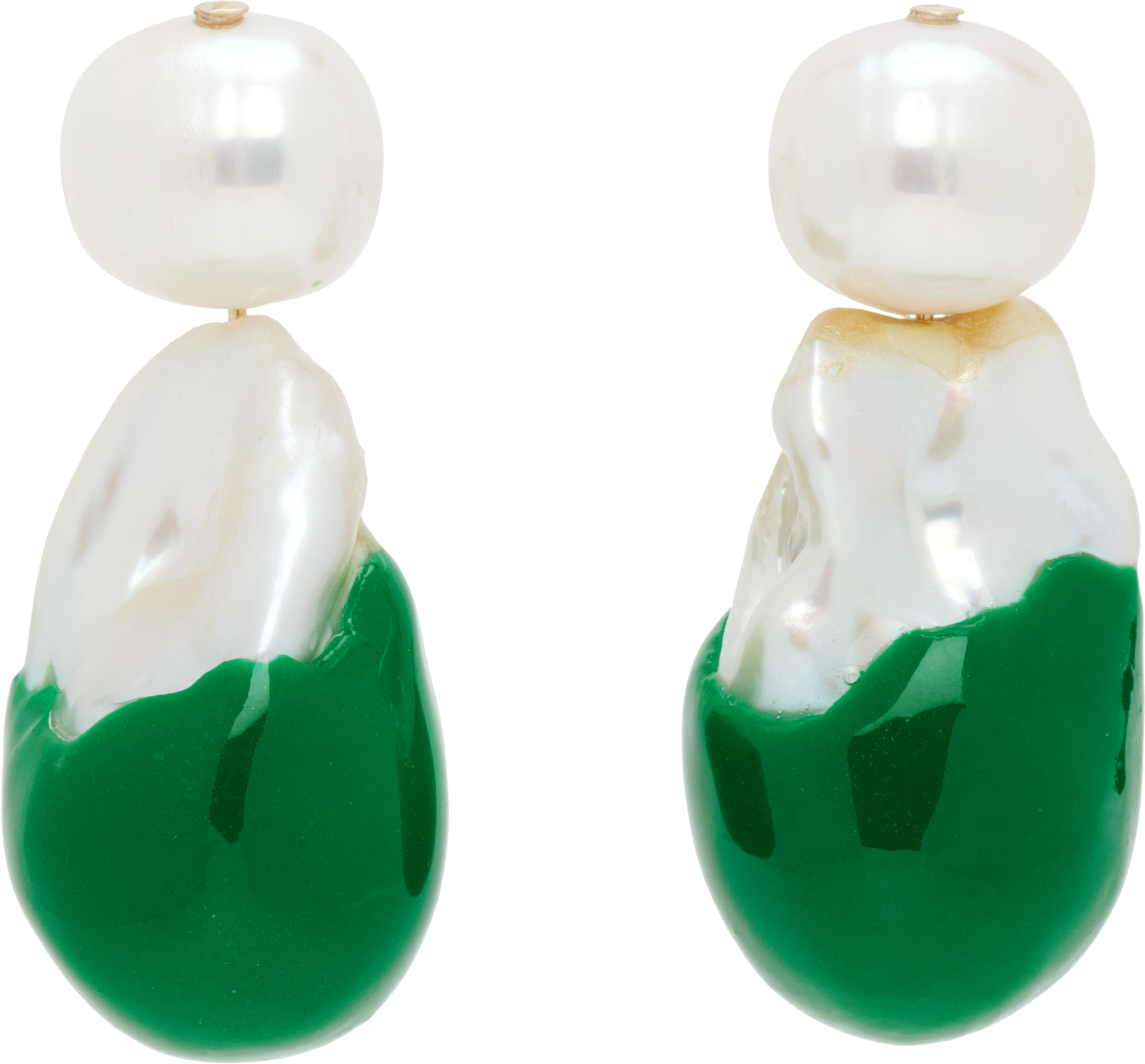 Shop Eliou Green Corey Earrings