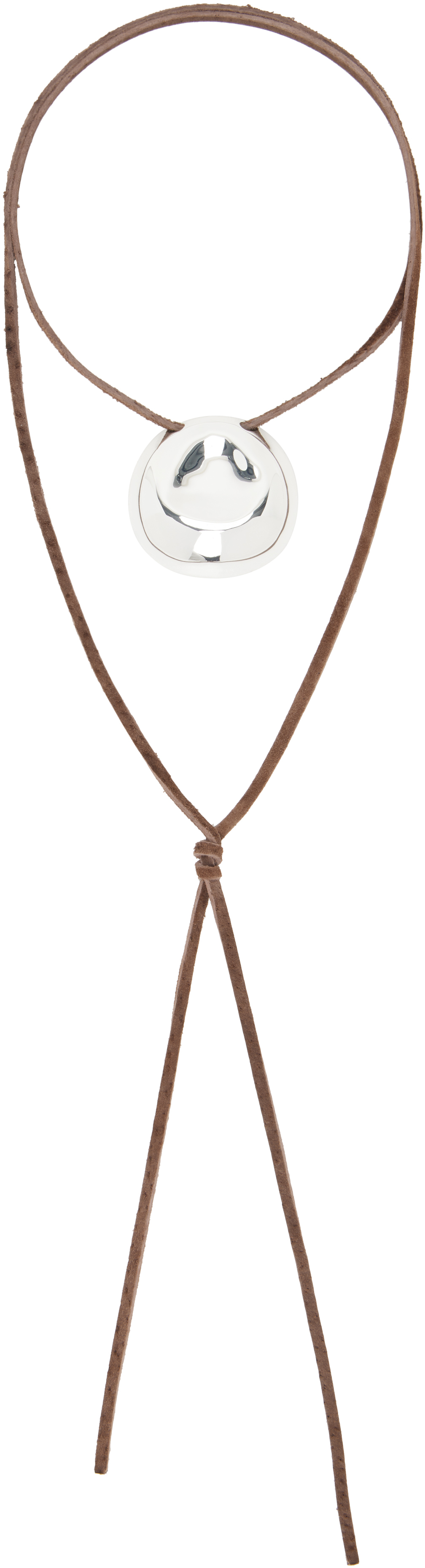 éliou Gold & Brown Martelo Wrap Necklace