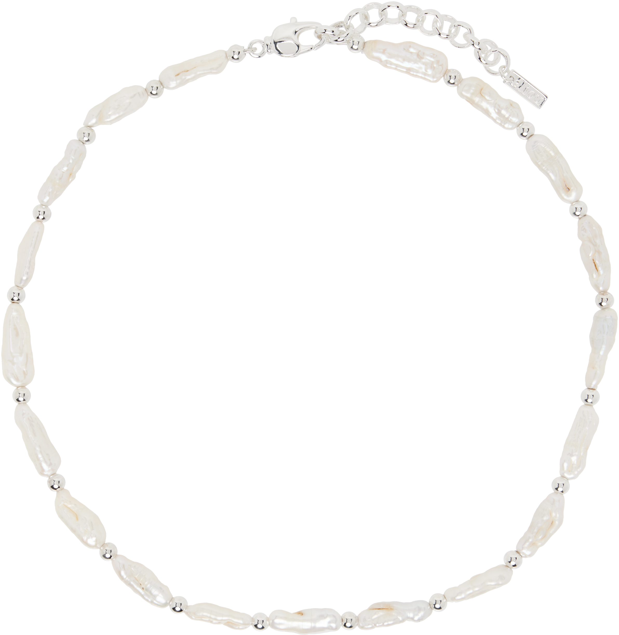 éliou Silver & White Sonder Necklace