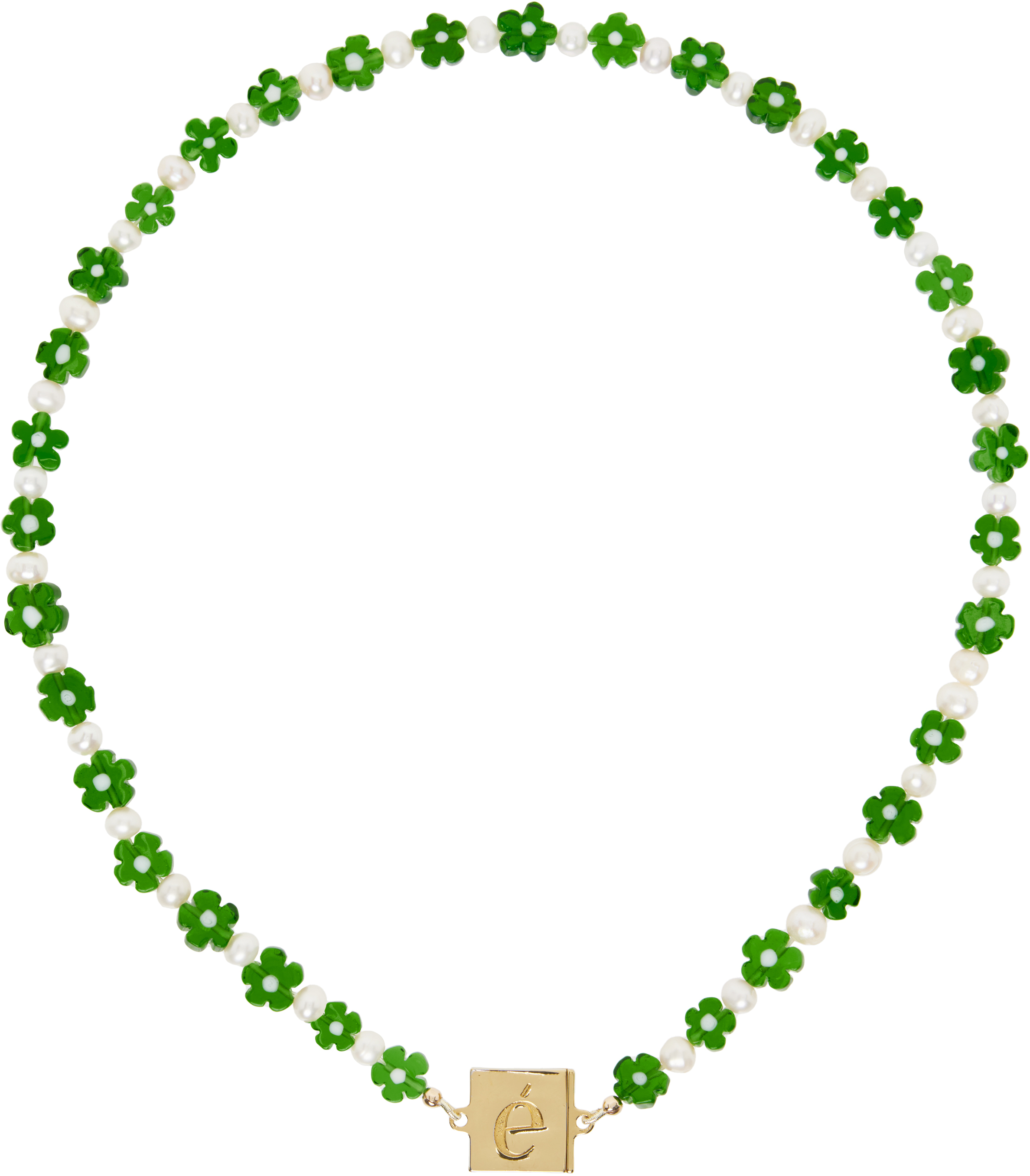 éliou Green 
White Amal Necklace