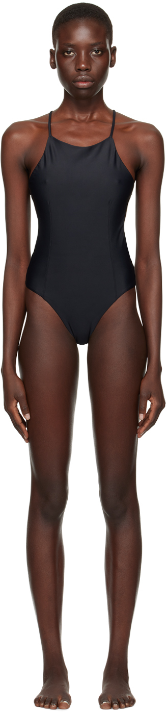 Shop Cdlp Black Racer Swimsuit