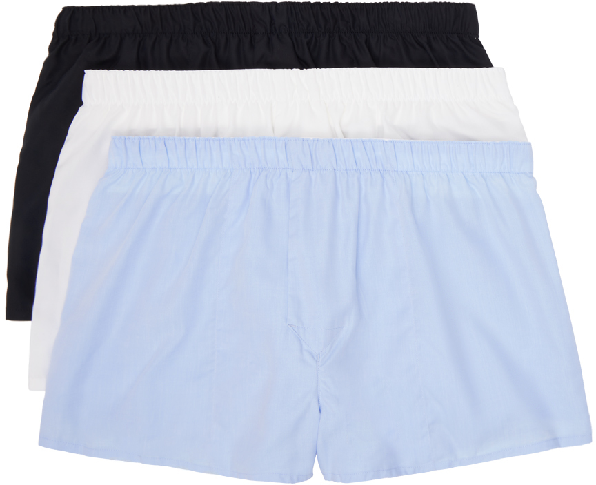 Three-Pack Multicolor Slim Boxers