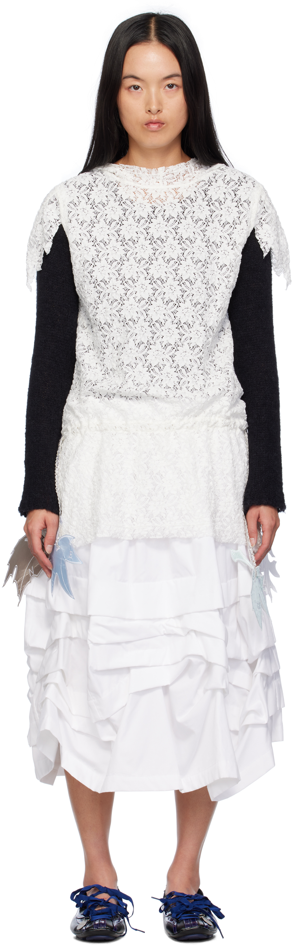 White Garden Minidress