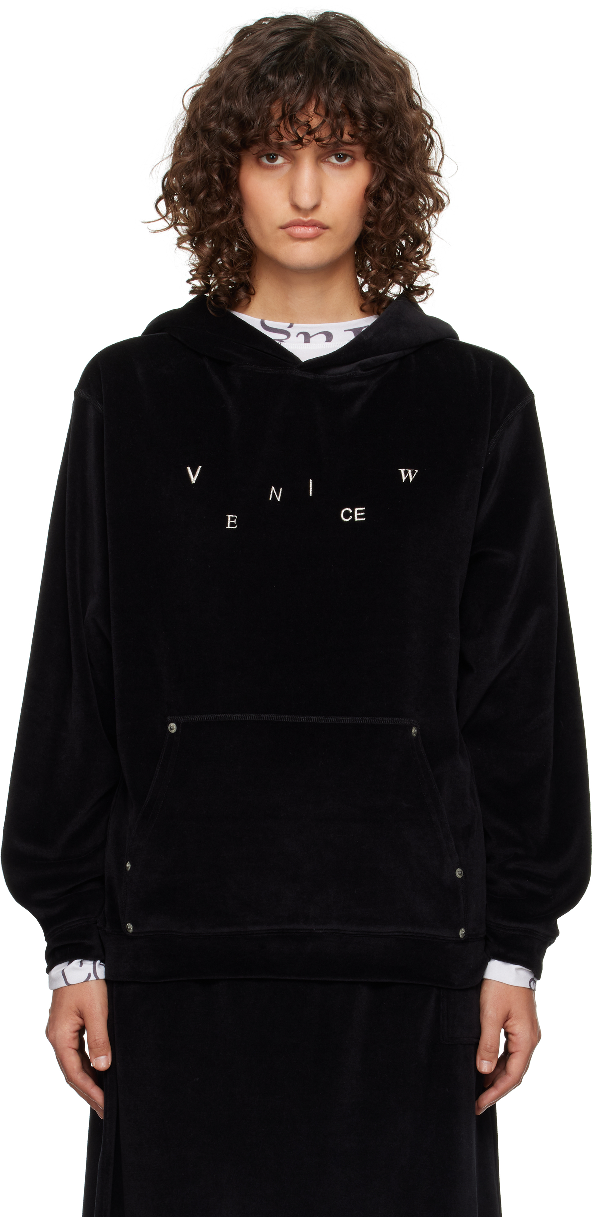 Black Pigtail Living Hoodie