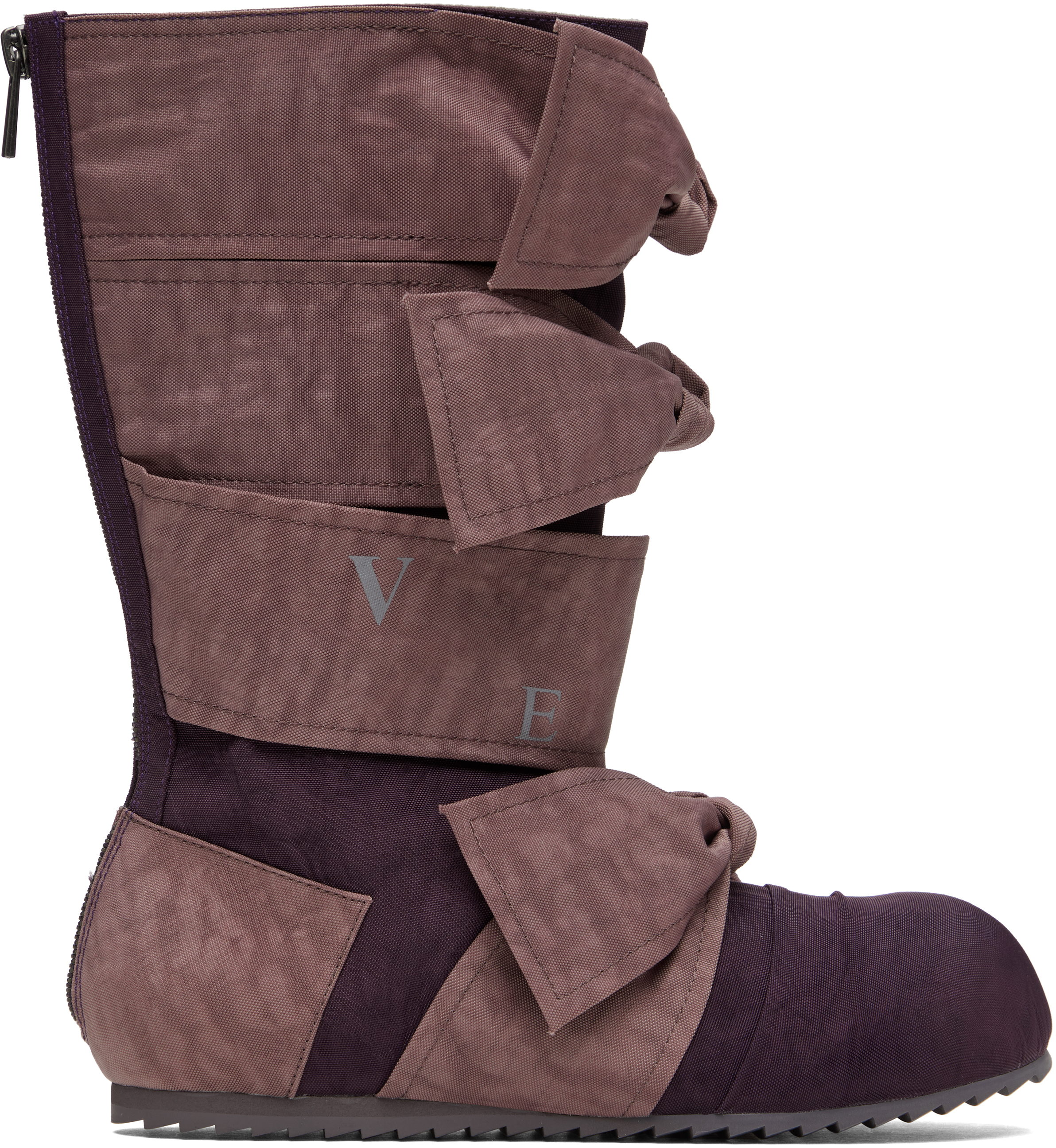 Shop Venicew Purple Woody Boots In Elderberry