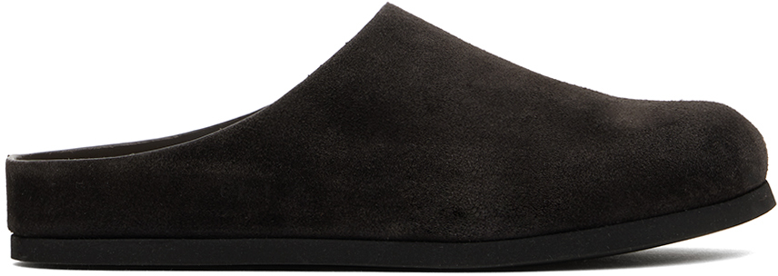 Shop Common Projects Brown Suede Loafers In 3625 Moka